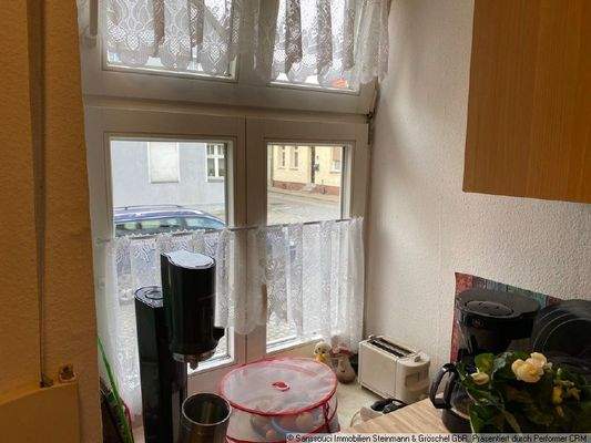 Blick aus der Küche EG