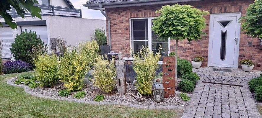 Terrasse am Hauseingang