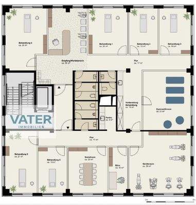 Grundriss - Medizinische Nutzung