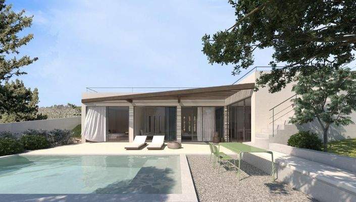 Neue zeitgenössische Villen – Das perfekte Projekt in einem ruhigen Dorf