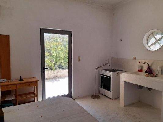 Kreta, Sikia: Drei Häuser auf einem Grundstück mit Meerblick zu verkaufen