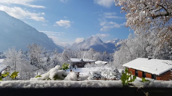 Blick vom Balkon