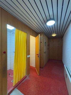 ... und WC, Bad und Sauna