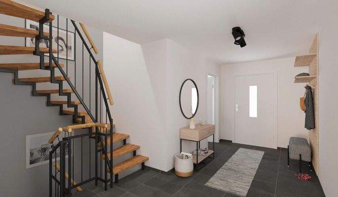 Heller und freundlicher Eingangsbereich