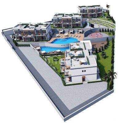 Sea and Mountain View Apartments in North Cyprus Girne