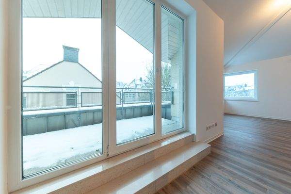 Blick auf den Balkon 