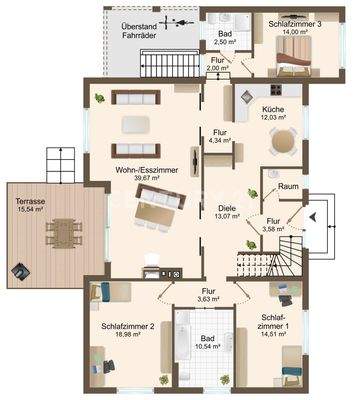 Grundriss Erdgeschoss 