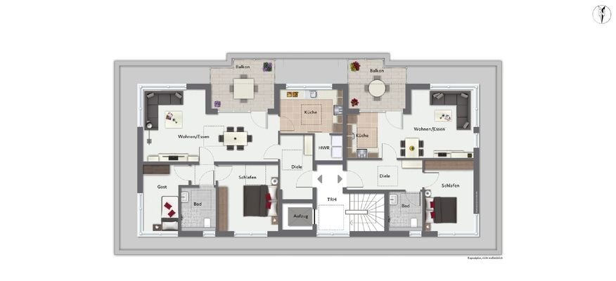 Staffelgeschoss Haustyp 3