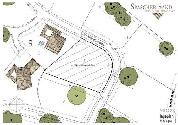Lageplan Am Spascher Wald 1