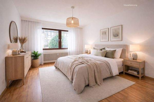 Schlafzimmer - Visualisierung