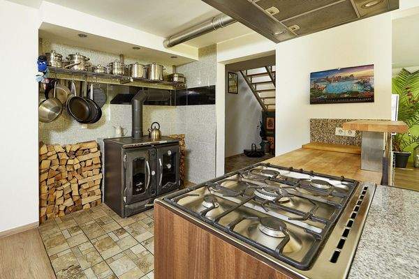 Kochinsel Wasserführender Herd