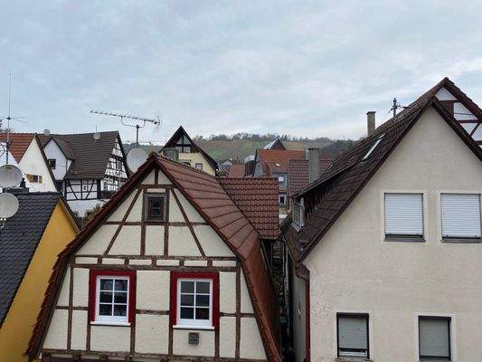 Aussicht Richtung Weinberge