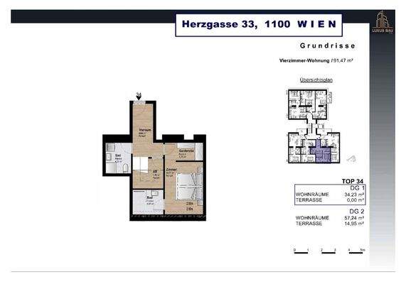 Top 34 – Einreichplan / baulich noch nicht umgesetzt