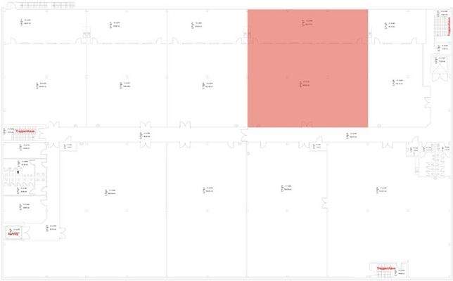 Gesamter Grundriss der Etage
