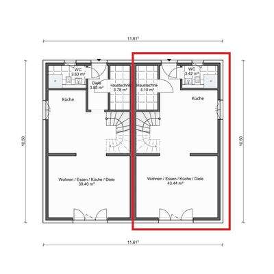 Grundriss Erdgeschoss