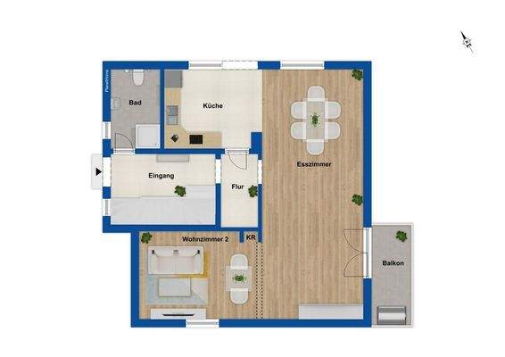 Grundriss Erdgeschoss