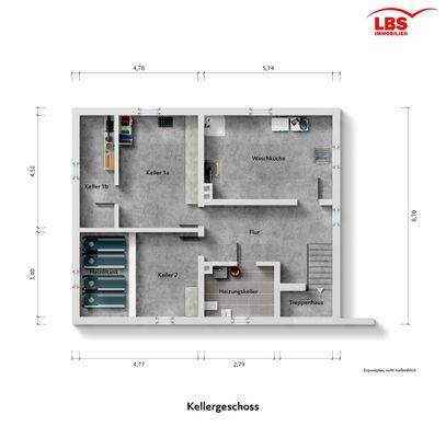 Grundriss - Kellergeschoss