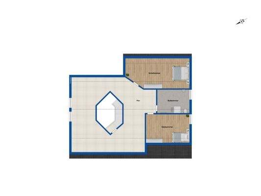 Grundriss Obergeschoss