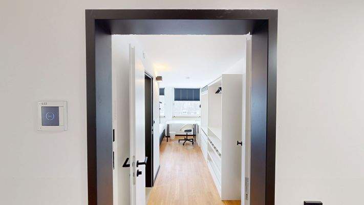 Modernes Coliving-Zimmer