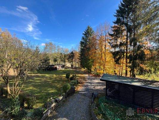 Grundstück vom Balkon