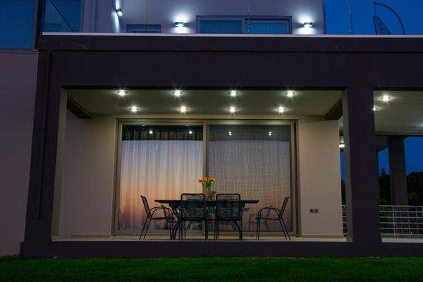 Kreta, Agios Onoufrios: Neu erbaute Villa mit perfektem Meerblick zu verkaufen