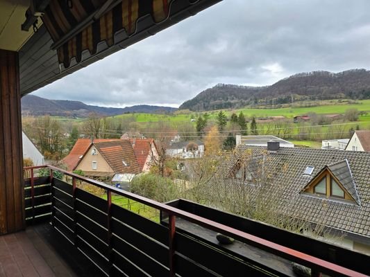 Ausblick Balkon