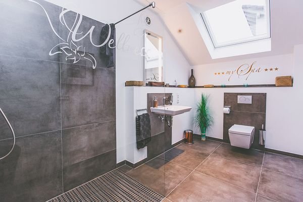 Obergeschoss Begehbare Dusche