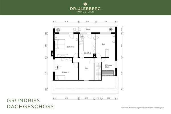 Grundriss Dachgeschoss
