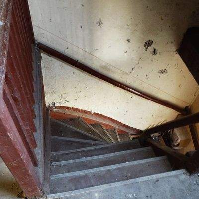 Treppe zum ausgebauten DG