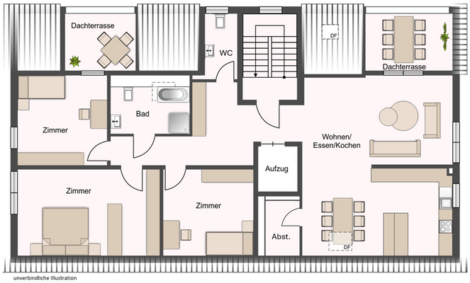 Grundriss Illustration
