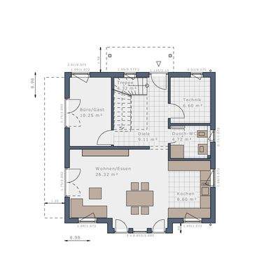 Grundriss Erdgeschoss