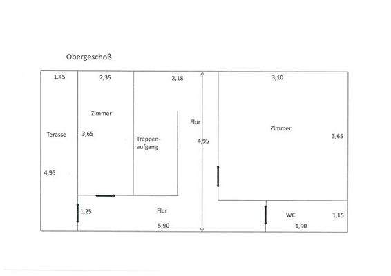 Grundriss Obergeschoss