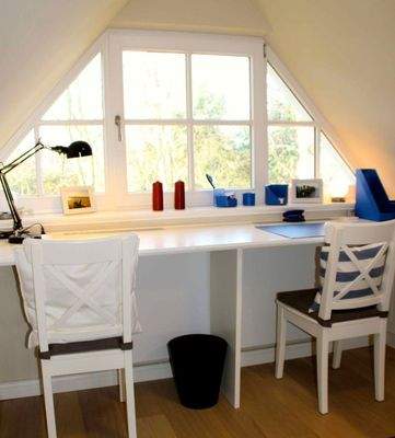 Arbeitsplatz in der Galerie