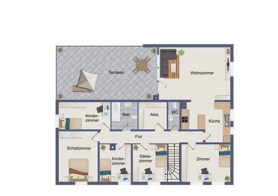 Grundriss Obergeschoss