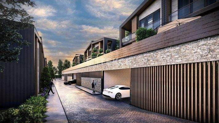 Detached Twin Villa Project in Başakşehir Bahçeşehir