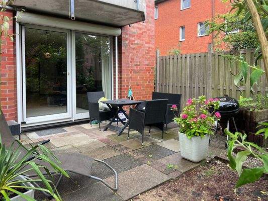 Geschützte Terrasse