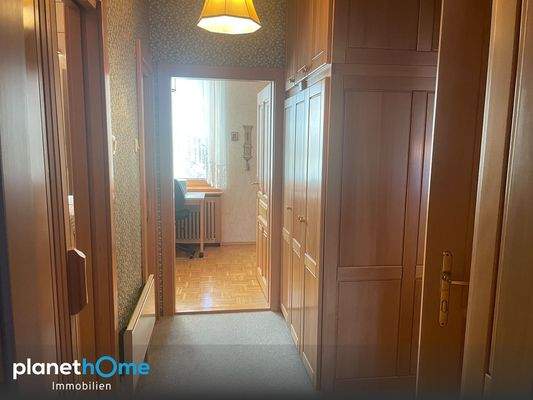 Vorraum mit Zimmerzugaengen