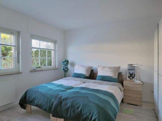 Blick ins Schlafzimmer