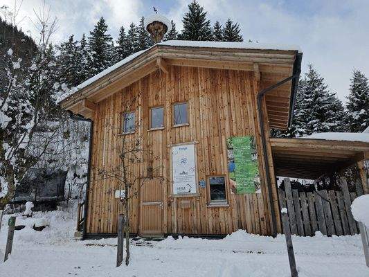 Winterfreude direkt an der Langlaufloipe
