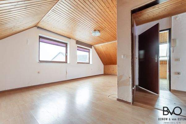 Wohnbereich im Dachgeschoss