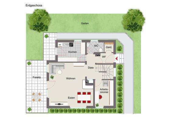 Grundriss Erdgeschoss