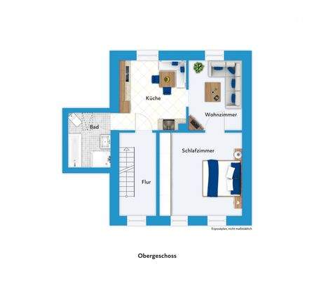 Geräumiges Einfamilienhaus mit Potenzial in Bexbach -Plan OG