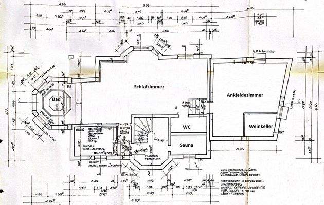 Grundriss Souterrain