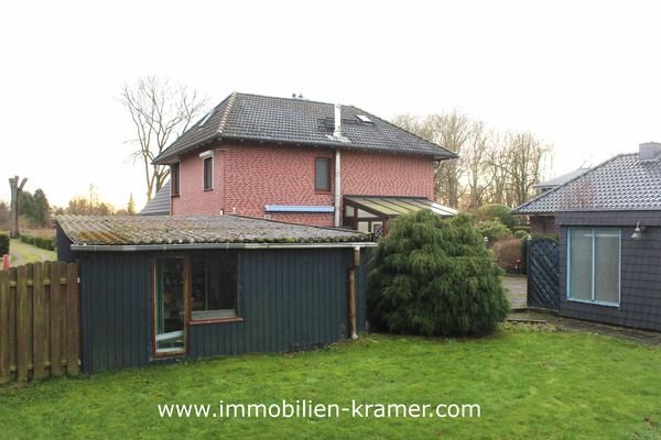 Gartenfläche auf der Nordseite