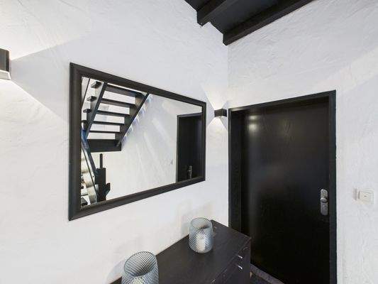 der Wohnungseingang im Treppenhaus