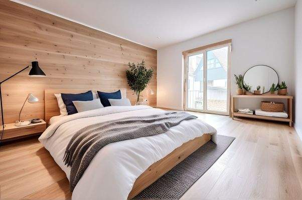 Schlafzimmer im 1. OG - Einrichtungsbeispiel