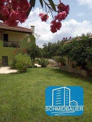 Kreta, Peri: Einfamilienhaus mit schönem Garten und toller Aussicht zu verkaufen