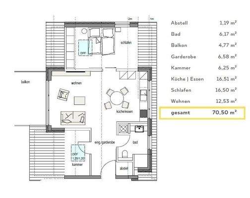 Grundriss Wohnung Typ 5