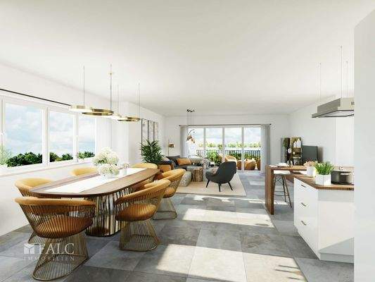 Visualisierung Wohnen OG