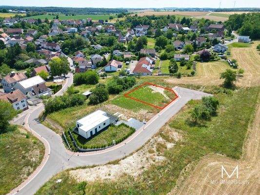 Ansicht Baugrundstück